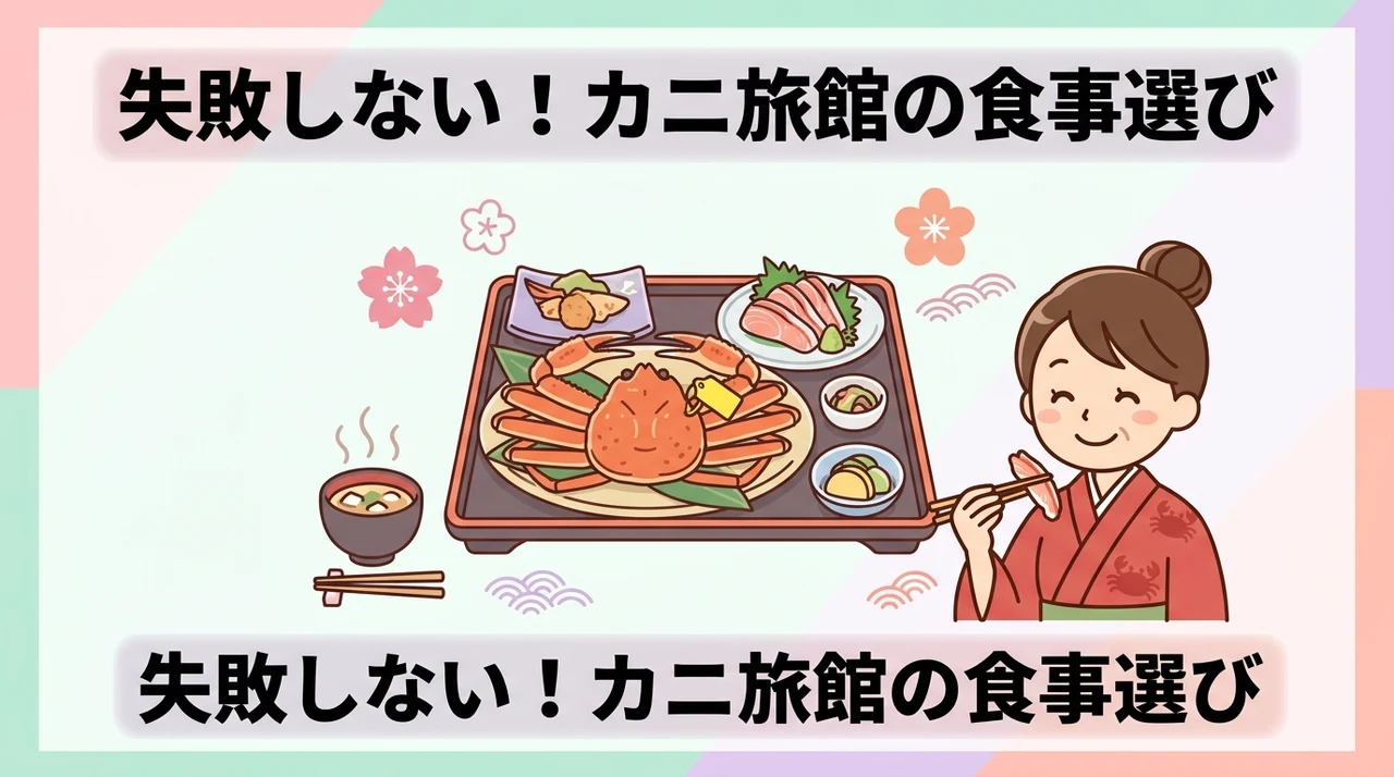 カニ旅館を選ぶ前に確認したい食事スタイル