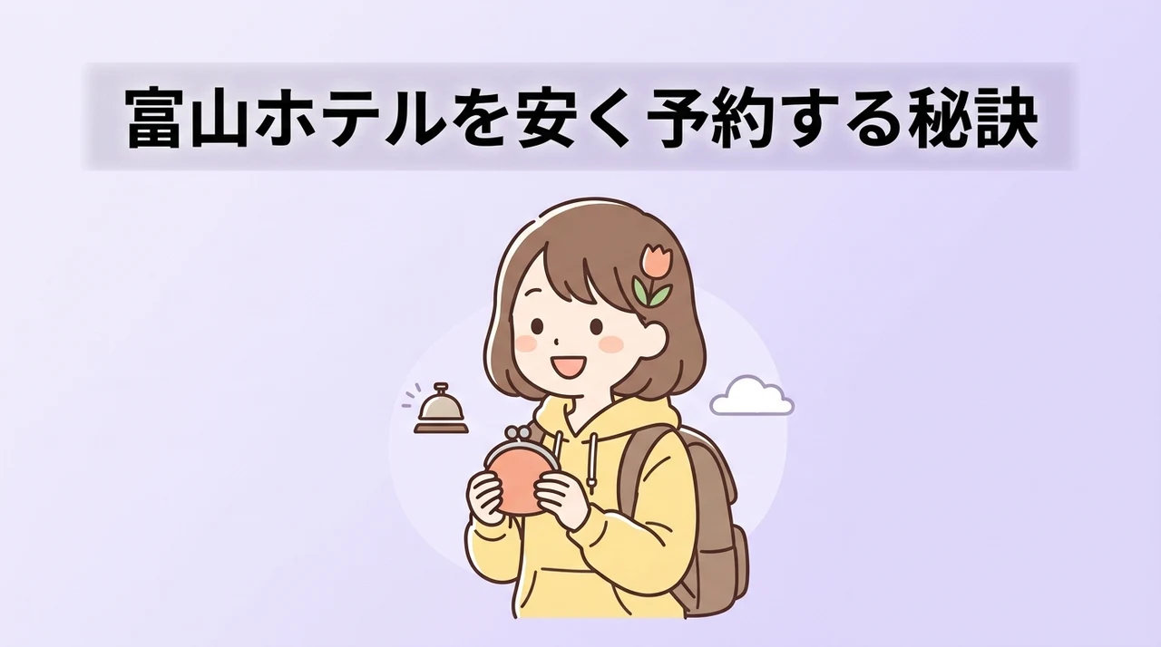 富山のホテルを安く予約するタイミングとコツ