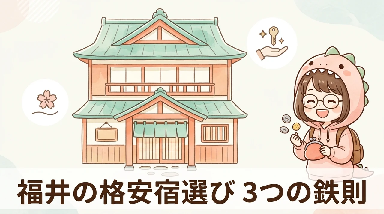 福井で安いホテルを選ぶ3つの重要ポイント
