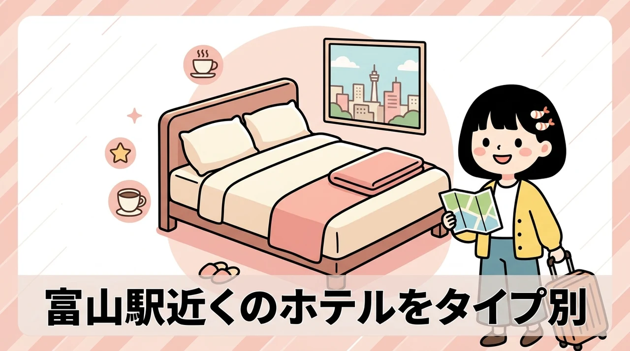 富山駅近くのホテルをタイプ別に比較